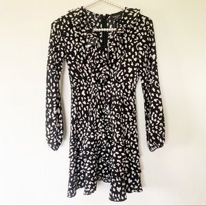 NWOT Bardot Junior Revolve Ruffle Leopard Print Dress